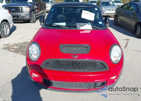 2012 Mini Cooper S z USA, uszkodzony, nr VIN WMWSV3C51CTY19697